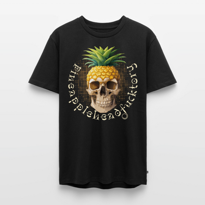 Pineapple Skull Design - Männer Premium T-Shirt - Schwarz