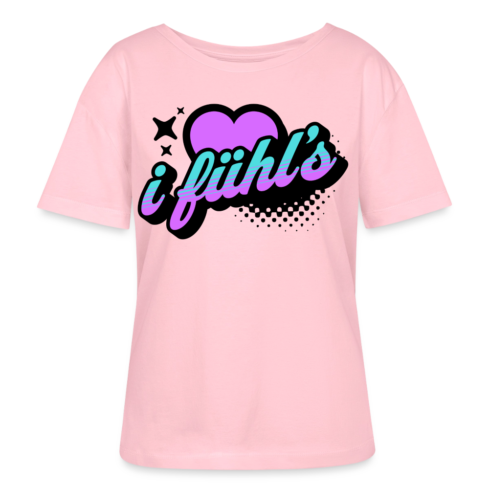 i fühl‘s Design – Rundhals Frauen Bio-T-Shirt - Hellrosa