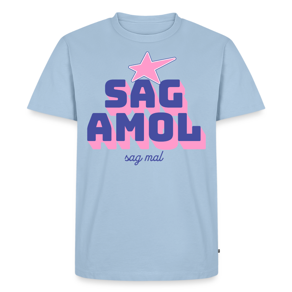 Sagamol Design – Männer Premium T-Shirt - Hellblau