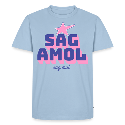 Sagamol Design – Männer Premium T-Shirt - Hellblau