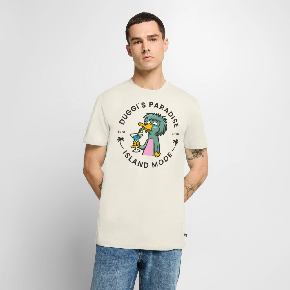 Nuggis Paradise Design – Männer Premium T-Shirt - Naturweiß