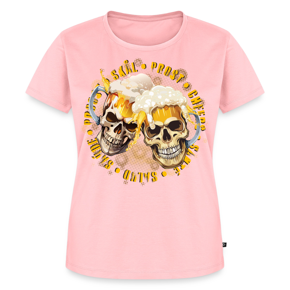 Party Skull Design – Frauen Premium T-Shirt - Rosa