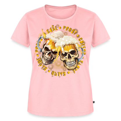 Party Skull Design – Frauen Premium T-Shirt - Rosa