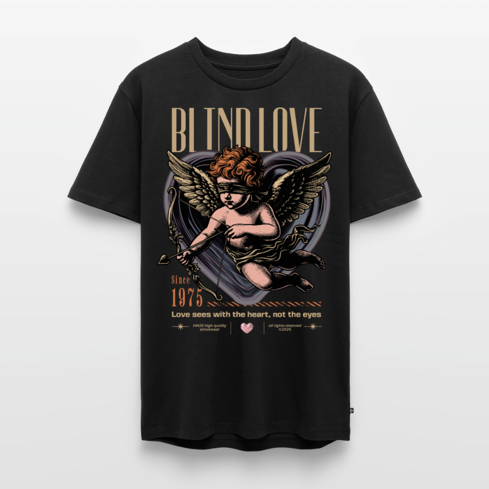 Blind Love Design –  Männer Premium T-Shirt - Schwarz