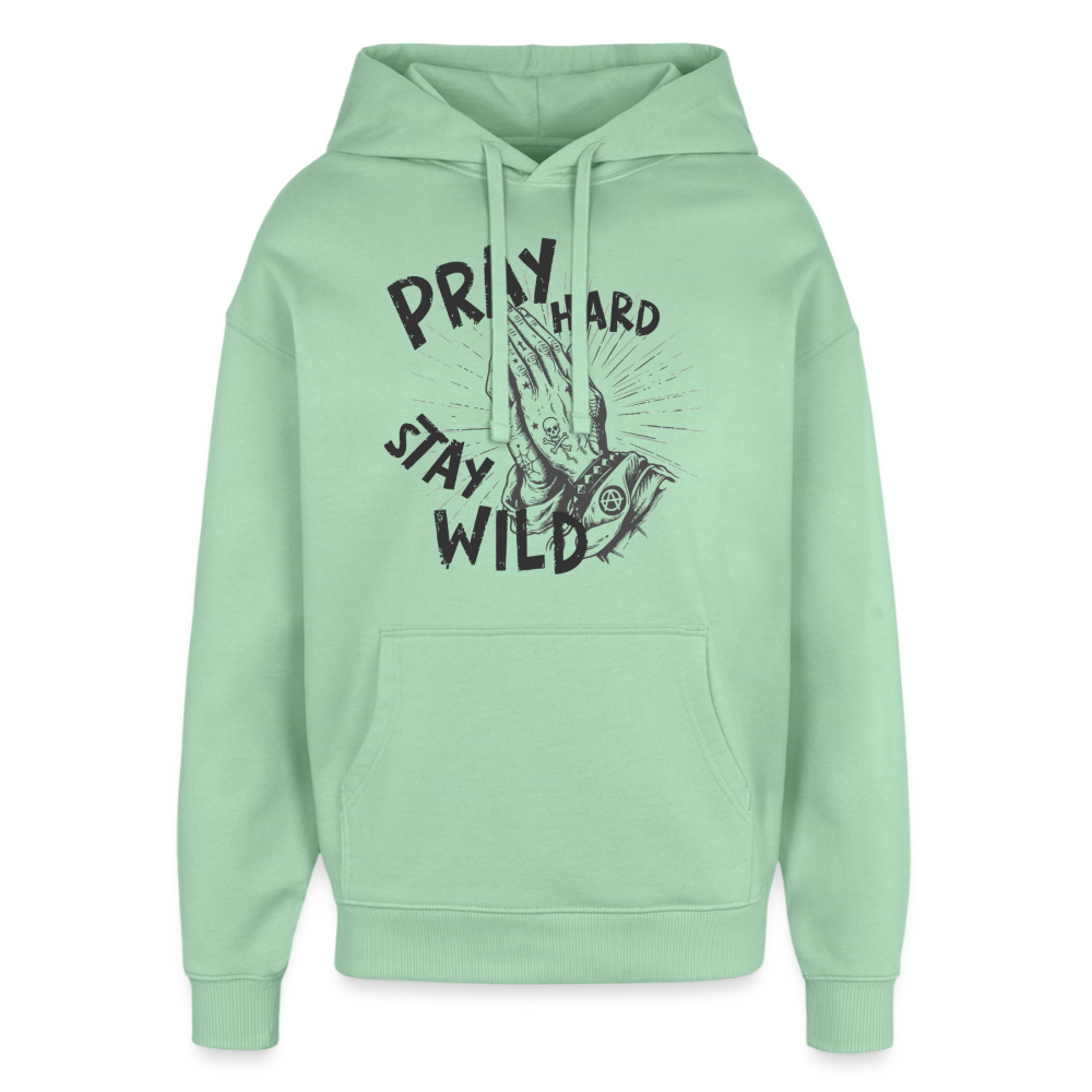 Pray Hard Design – Oversized Unisex Hoodie - Nebeljade