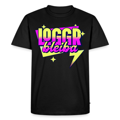 Logger bleibt Design – Männer Premium T-Shirt - Schwarz