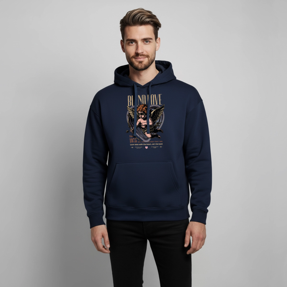 Bear Design – Oversized Unisex Hoodie - Navy