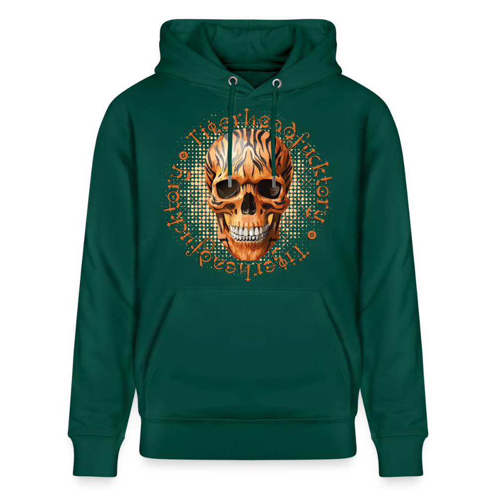 Tiger skull Design – Unisex Bio-Hoodie - Forest