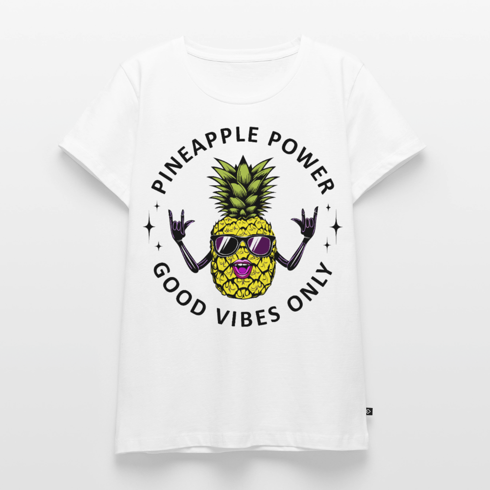 Pineapple Power Design – Frauen Premium T-Shirt - Weiß
