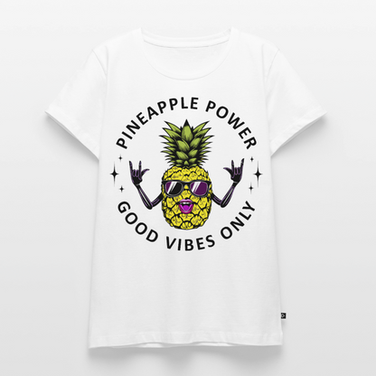 Pineapple Power Design – Frauen Premium T-Shirt - Weiß