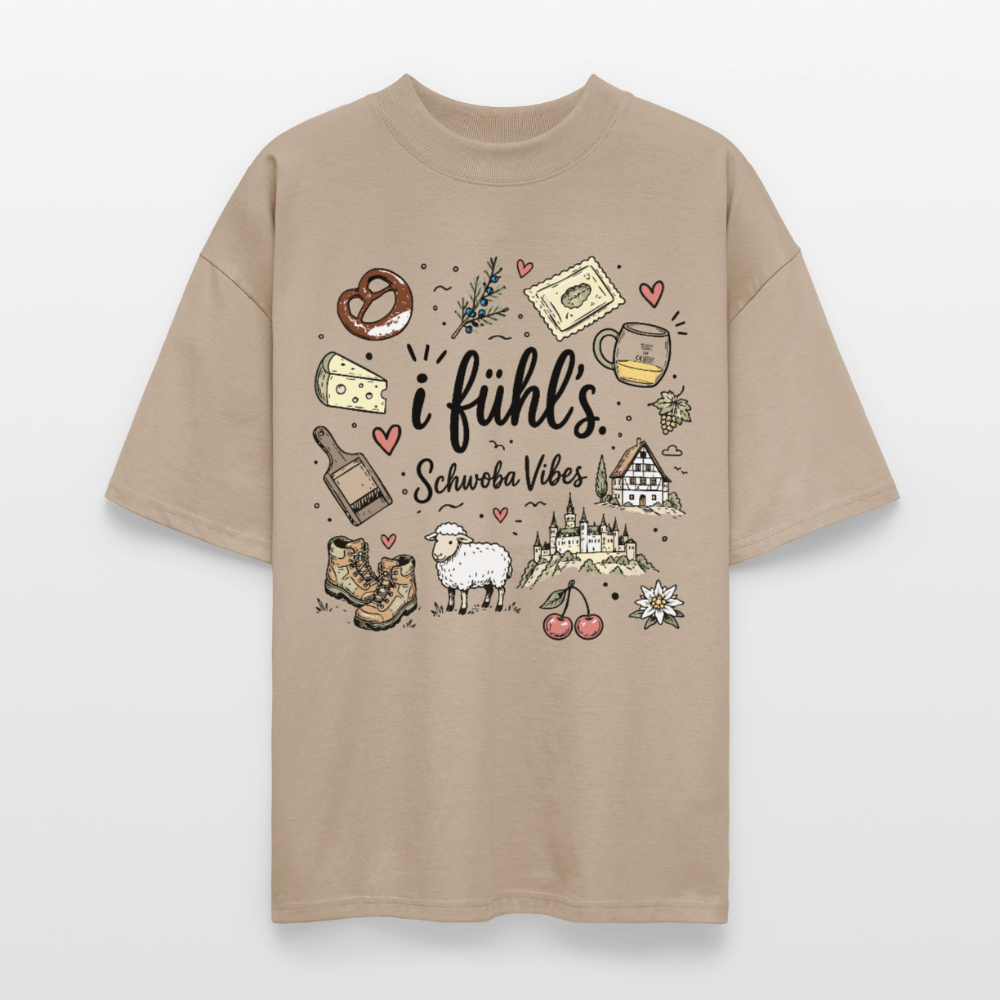 Oversized Unisex Bio T-Shirt - Steingrau