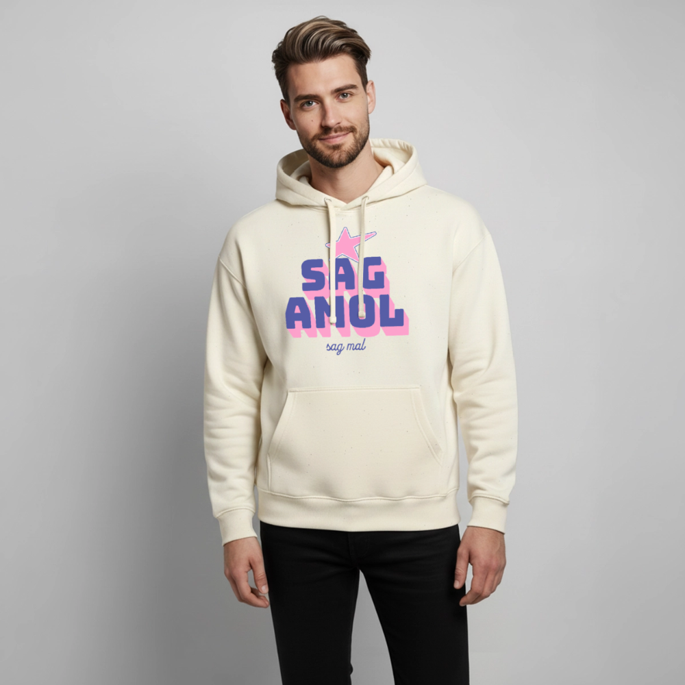 Sagamol Design – Oversized Unisex Hoodie - Natur