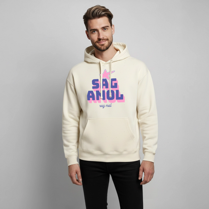 Sagamol Design – Oversized Unisex Hoodie - Natur