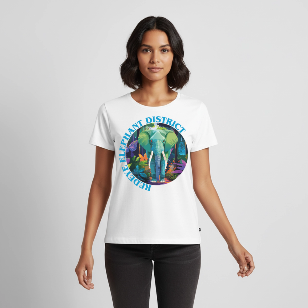 Elephant Design – Frauen Premium T-Shirt - Weiß