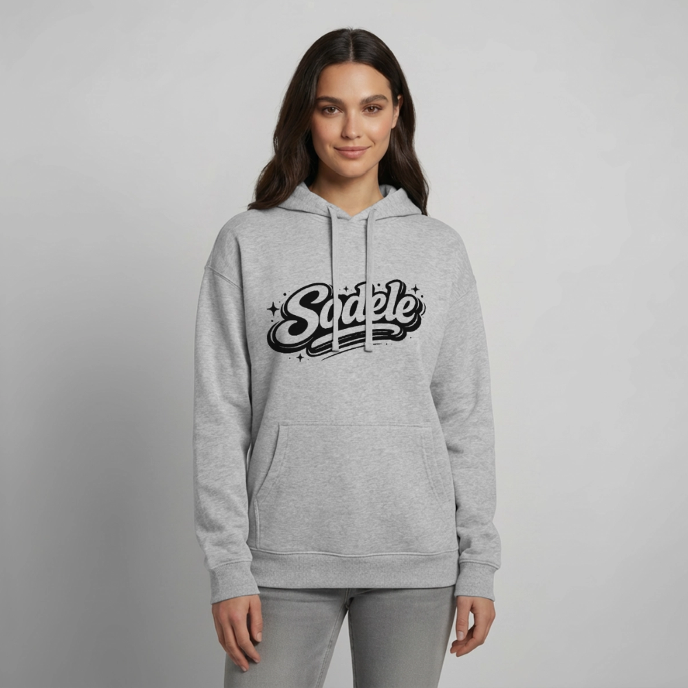 Sodele Design – Oversized Unisex Hoodie - Grau meliert