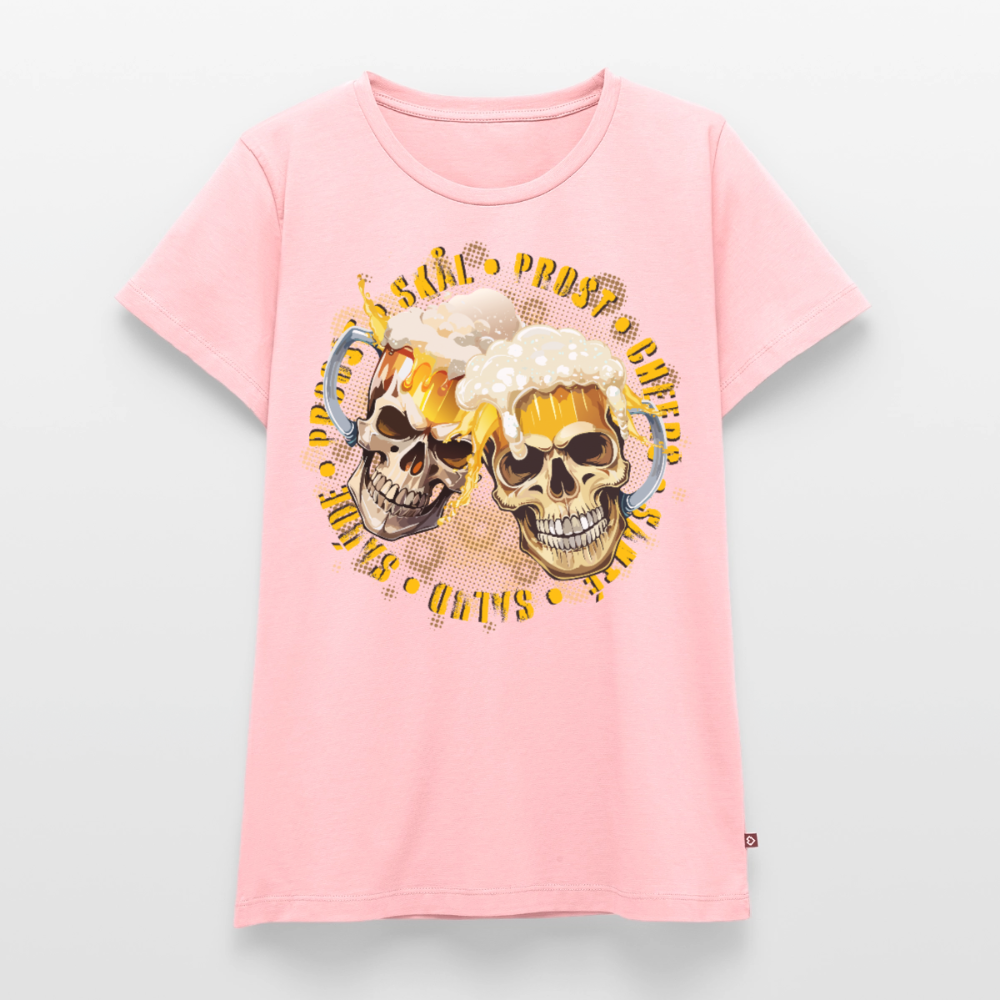 Party Skull Design – Frauen Premium T-Shirt - Rosa