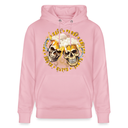 Party Skull Design – Unisex Bio-Hoodie - Hellrosa
