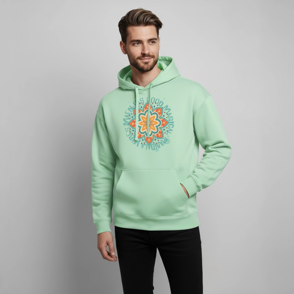 Mandala Türkis Design – Oversized Unisex Hoodie - Nebeljade