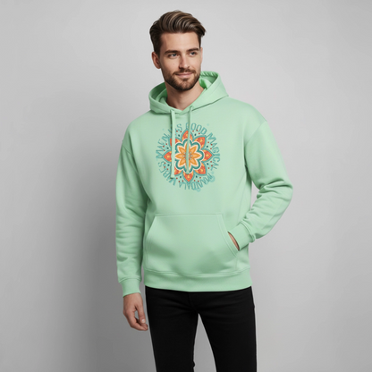 Mandala Türkis Design – Oversized Unisex Hoodie - Nebeljade