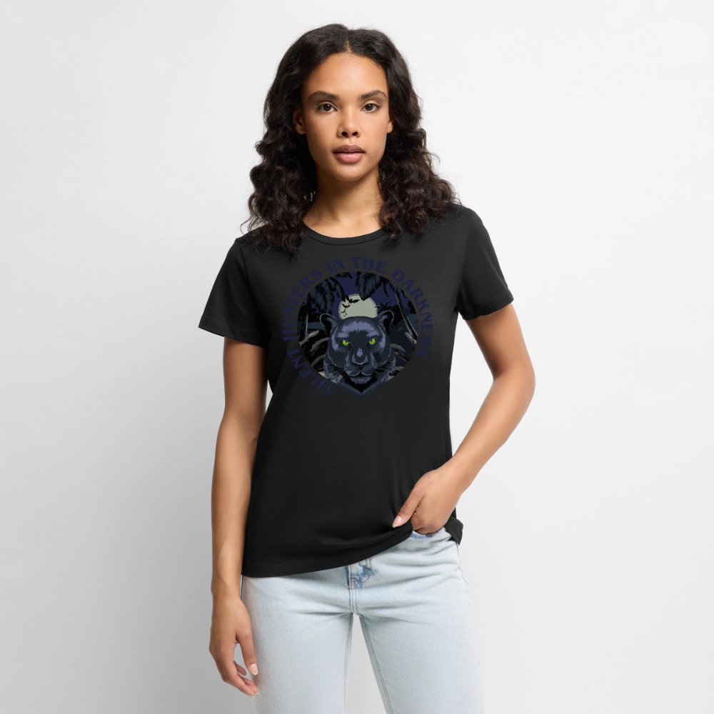 Silent Hunter Design – Frauen Premium T-Shirt - Schwarz
