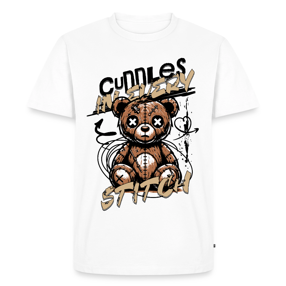 Bear Design – Männer Premium T-Shirt - Weiß