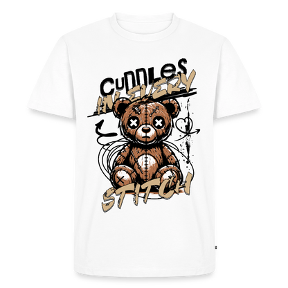 Bear Design – Männer Premium T-Shirt - Weiß