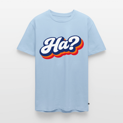 Ha? Design – Männer Premium T-Shirt - Hellblau