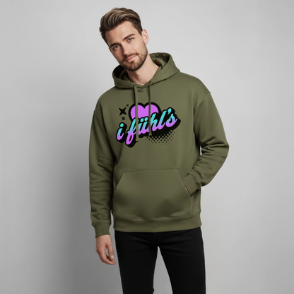i fühl‘s Design – Oversized Unisex Hoodie - Khaki