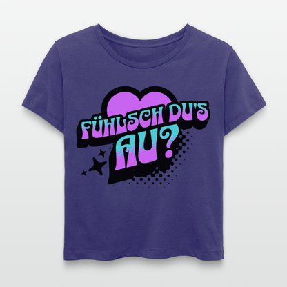 Fühlsch du‘s au Design – Rundhals Frauen Bio-T-Shirt - Dämmerung