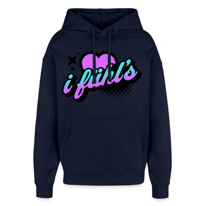 i fühl‘s Design – Oversized Unisex Hoodie - Navy