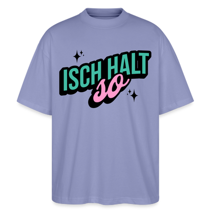 Isch halt so Design – Oversized Unisex Bio T-Shirt - Violett