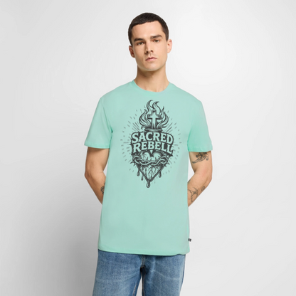 Sacred Rebell Design – Männer Premium T-Shirt - Mint 