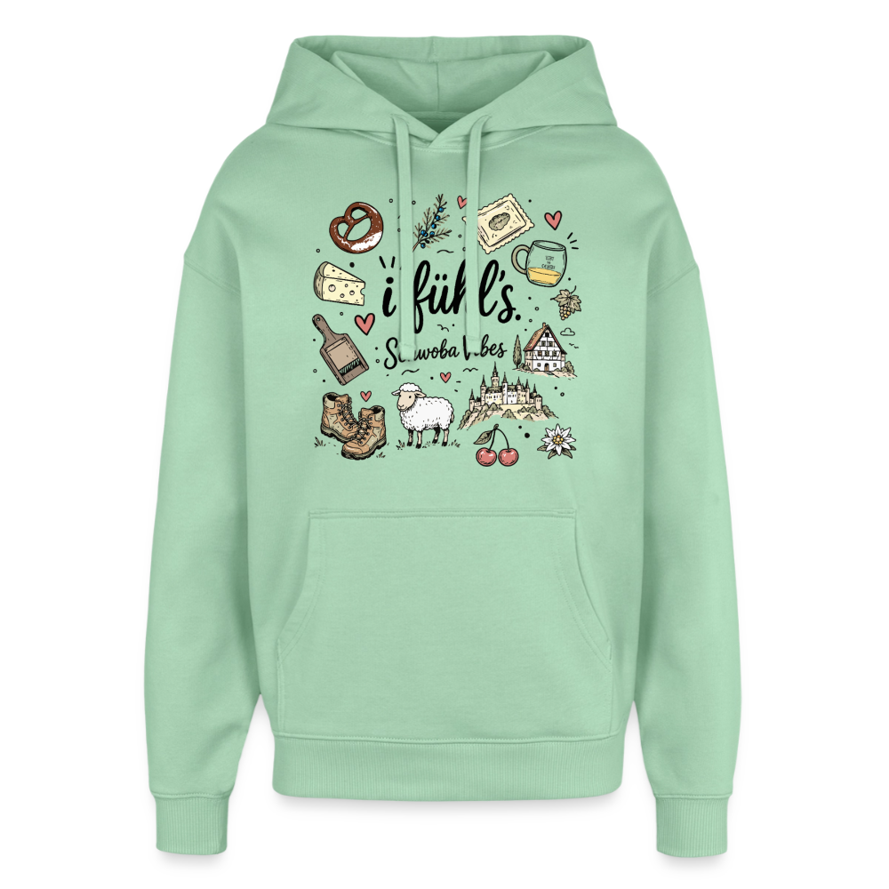 Alb Liebe Design – Oversized Unisex Hoodie - Nebeljade