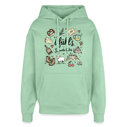 Alb Liebe Design – Oversized Unisex Hoodie - Nebeljade