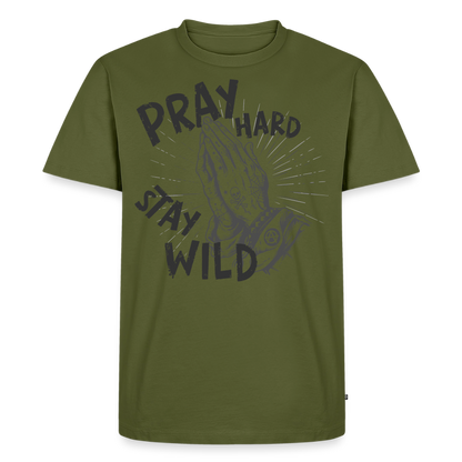 Play Hard Design – Männer Premium T-Shirt - Khaki