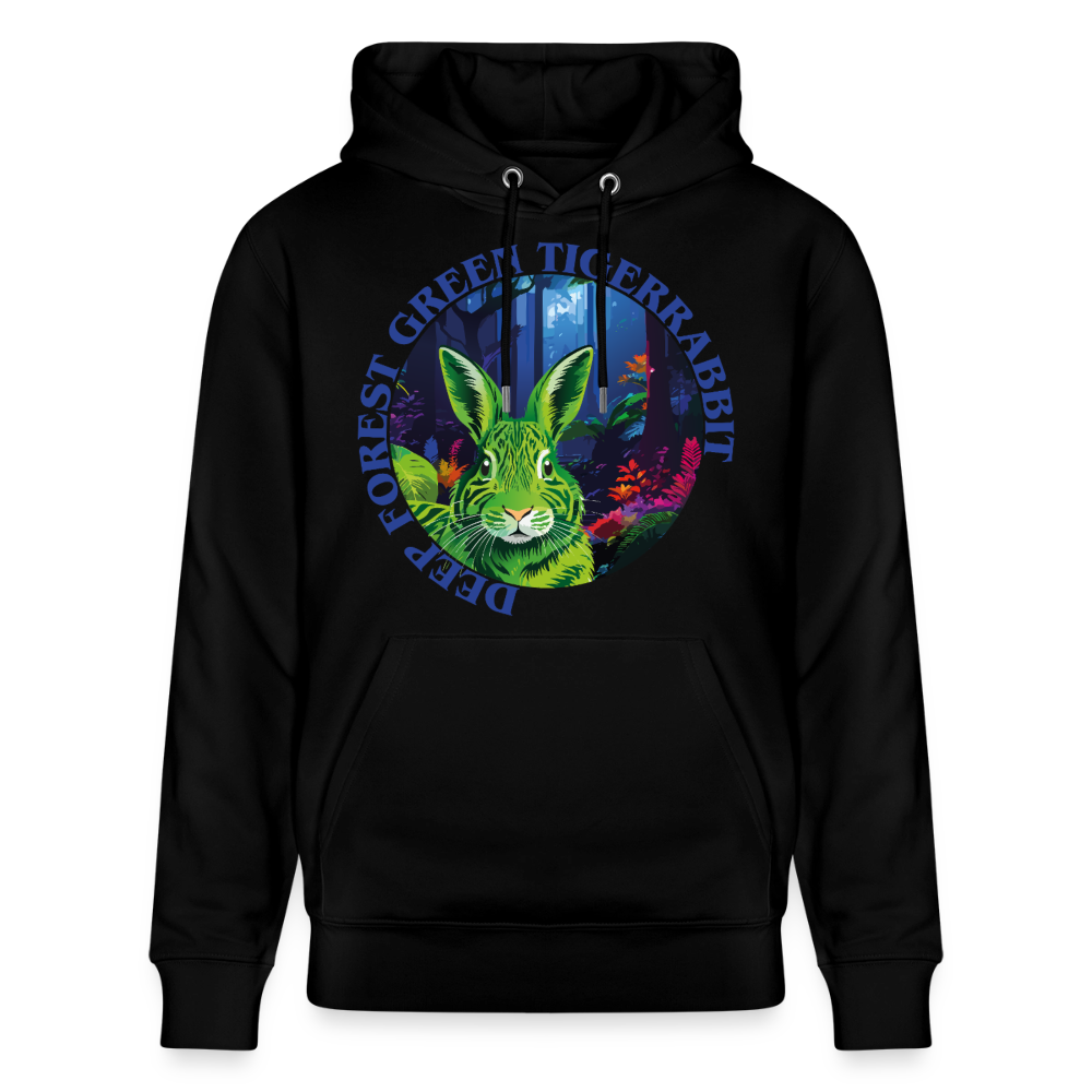 Tiger Rabbit Design – Unisex Bio-Hoodie - Schwarz