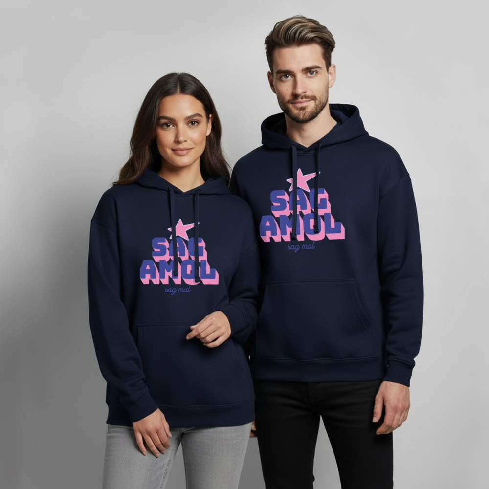 Sagamol Design – Oversized Unisex Hoodie - Navy