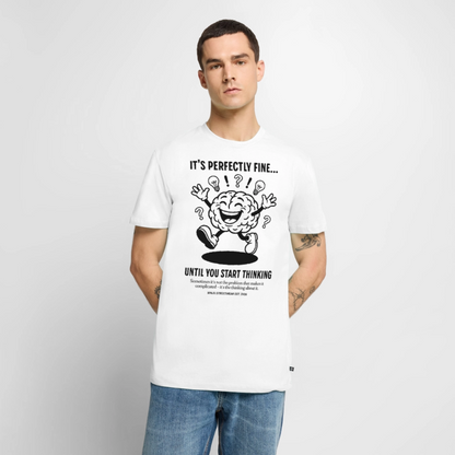 Brain Design – Männer Premium T-Shirt - Weiß