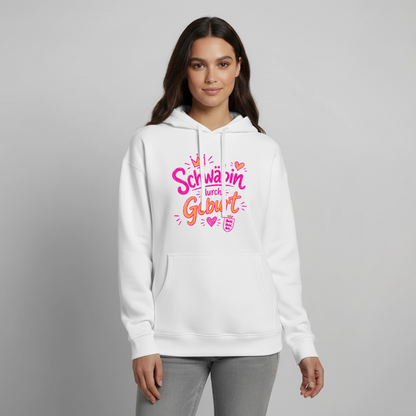 Schwäbin durch Geburt – Oversized Unisex Hoodie - Weiß