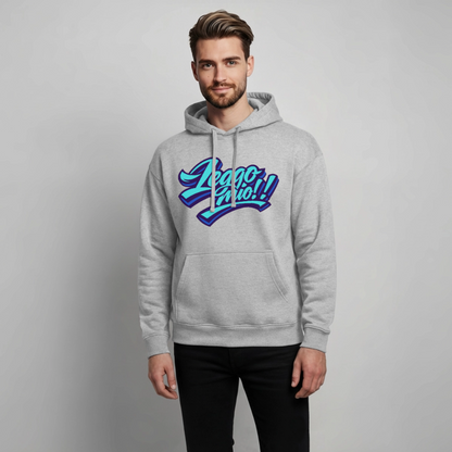Leggomio Design – Oversized Unisex Hoodie - Grau meliert