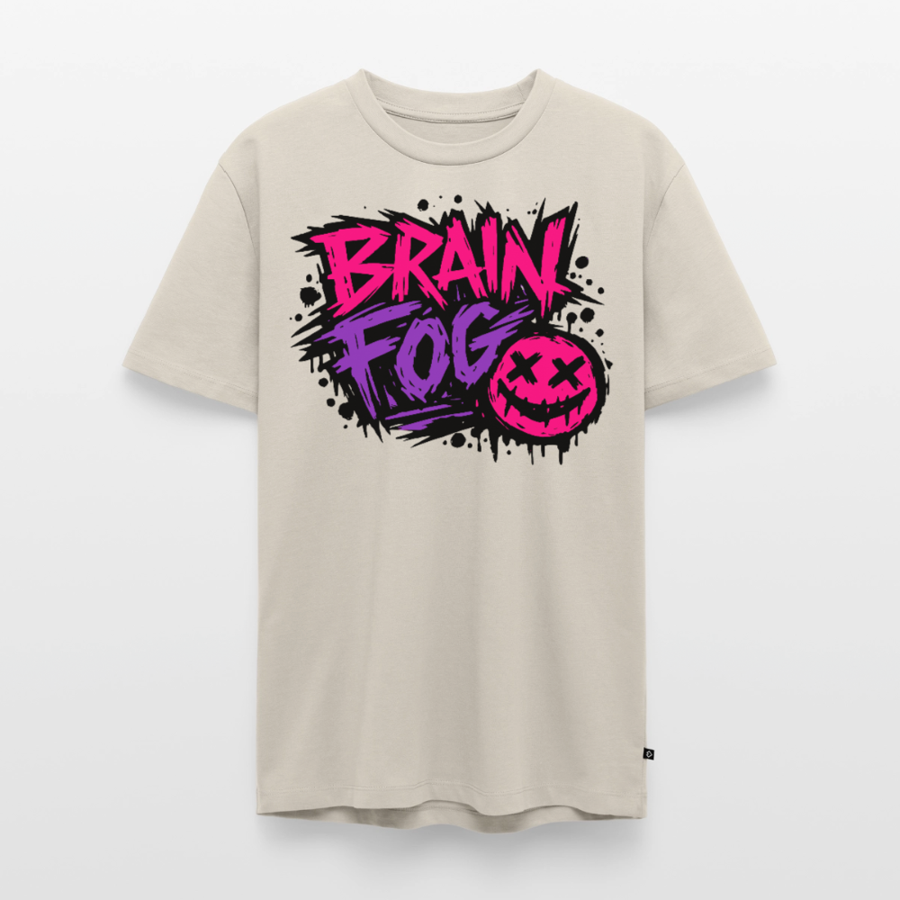 Brain Fog Design – Männer Premium T-Shirt - Beige