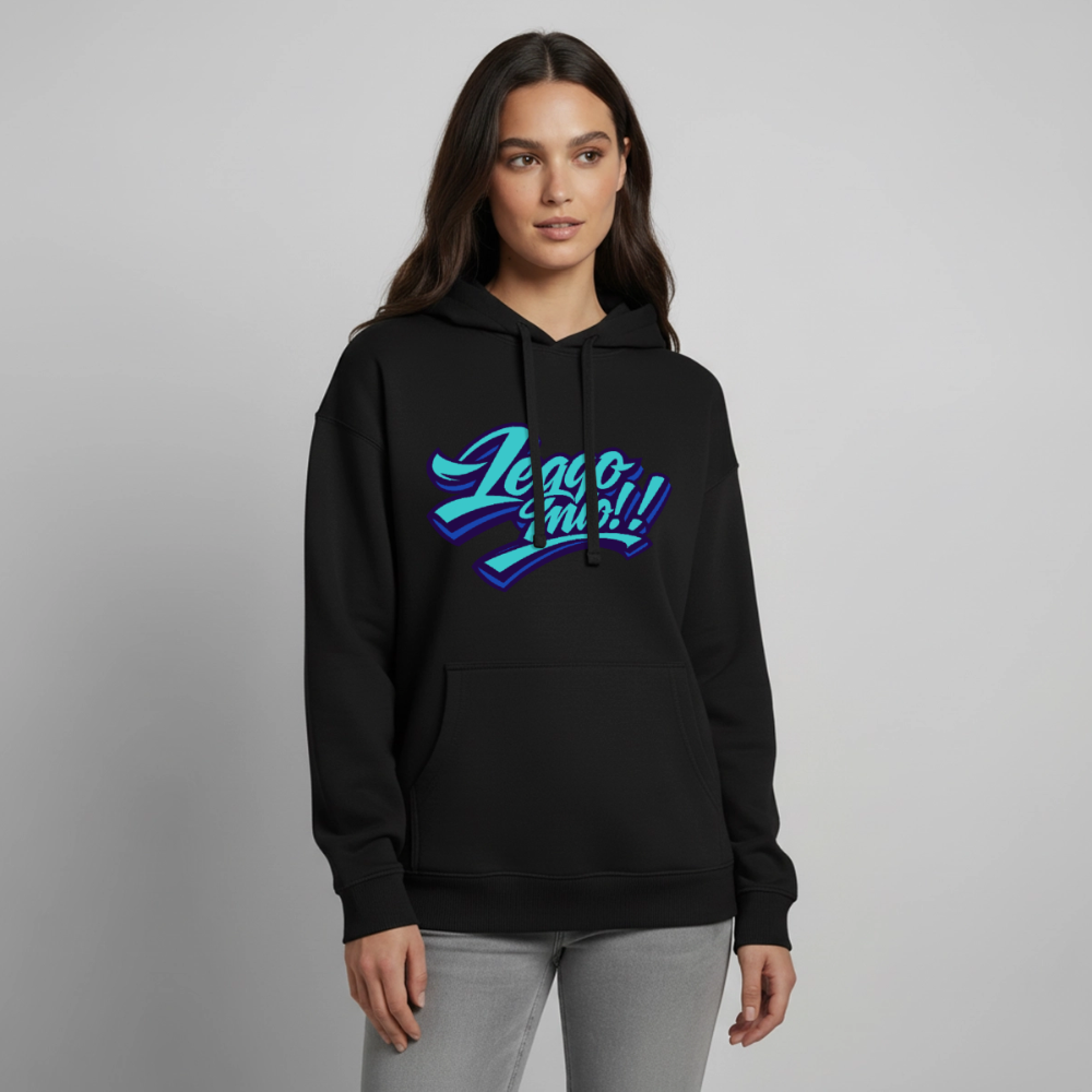 Leggomio Design – Oversized Unisex Hoodie - Schwarz