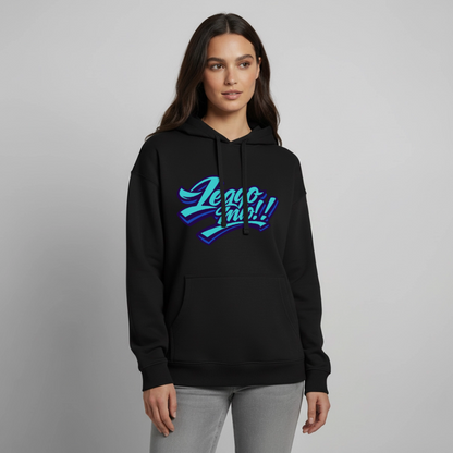 Leggomio Design – Oversized Unisex Hoodie - Schwarz