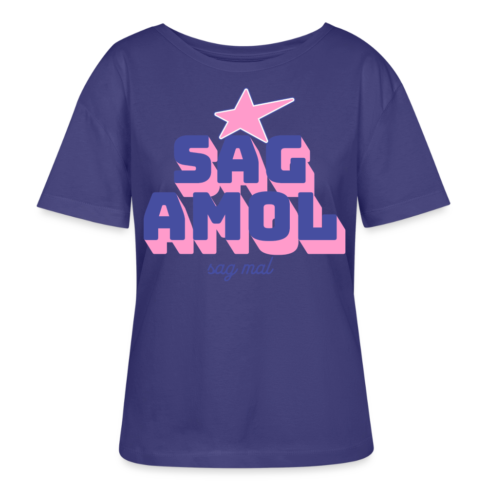 Sagamol Design – Rundhals Frauen Bio-T-Shirt - Dämmerung