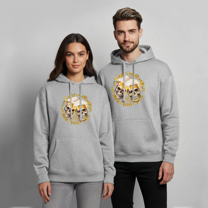 Oversized Unisex Hoodie - Grau meliert