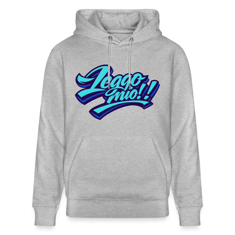 Leggomio Design – Unisex Bio-Hoodie - Grau meliert