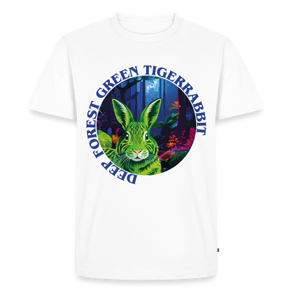Tiger Rabbit Design – Männer Premium T-Shirt - Weiß