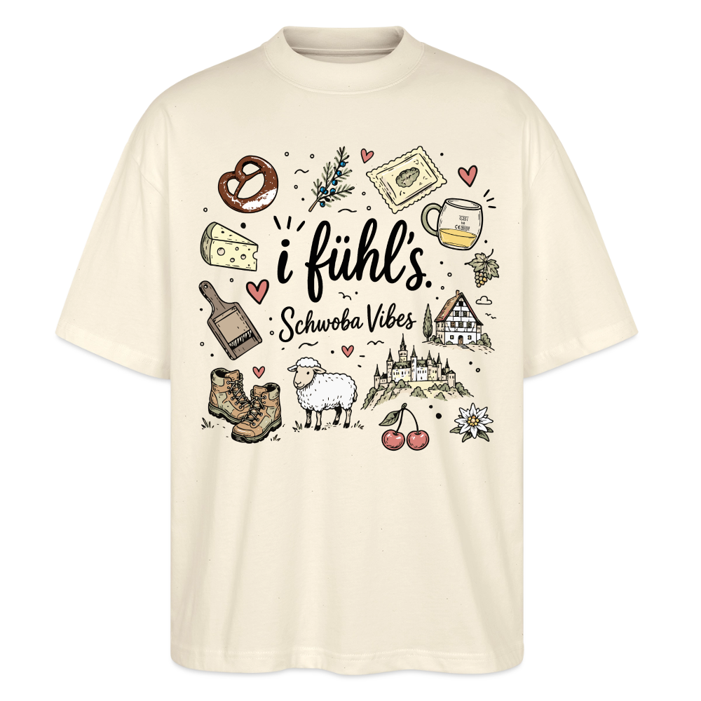 Oversized Unisex Bio T-Shirt - Natur