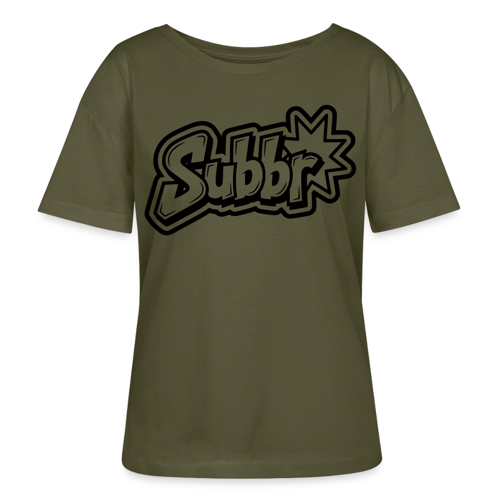 Subbr Design – Rundhals Frauen Bio-T-Shirt - Khaki