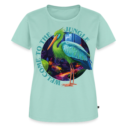 Jungle Design – Frauen Premium T-Shirt - Mint 